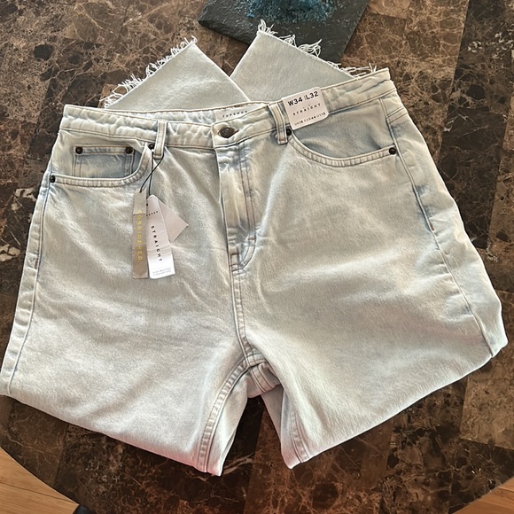TOPSHOP Straight leg high-rise denim jeans - Picture 6 of 6